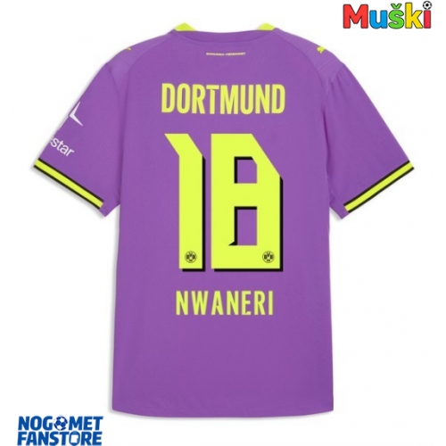 Borussia Dortmund Ethan Nwaneri #18 Rezervni Dres 2026-27 Kratak Rukav